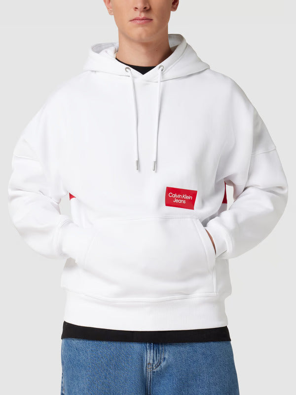 CALVIN KLEIN WHITE HOODIE