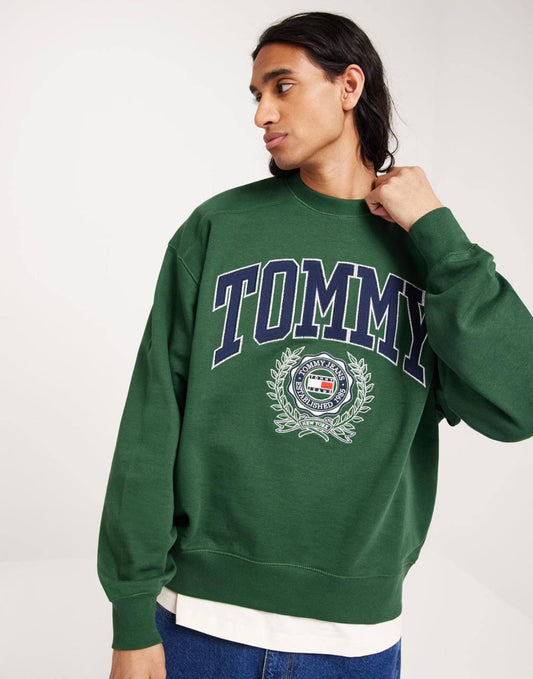 TOMMY JEANS SWEATSHIRT CREWNECK BOXI COLLEGE